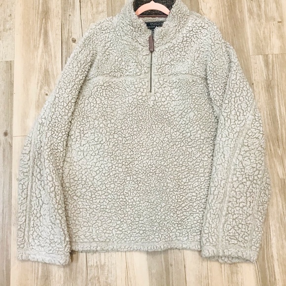 True Grit Frosty Tipped Pile 1/2 Zip Large - Picture 8 of 9